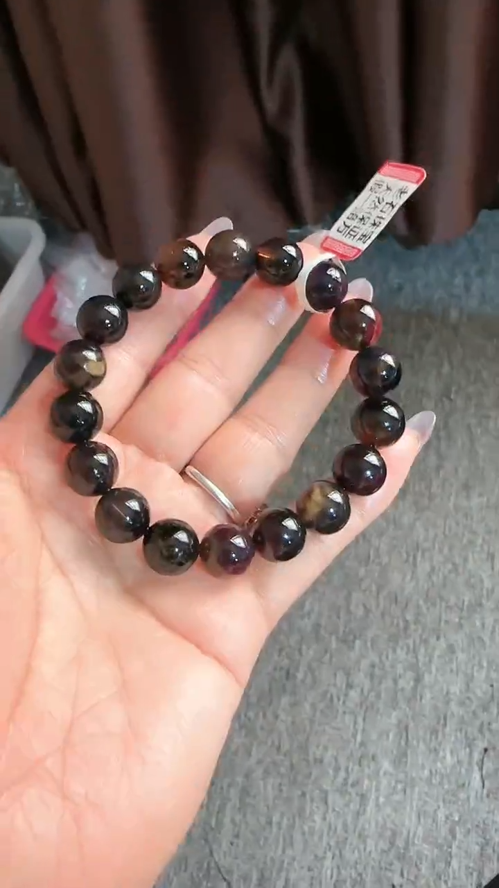 【闪购商品】琥珀手链未镶嵌规格11翁珀手串#42
