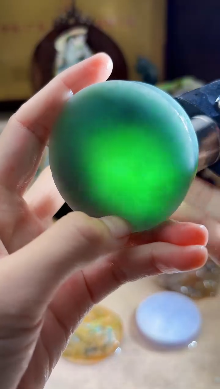 翡翠挂件未镶嵌A货柠优3465