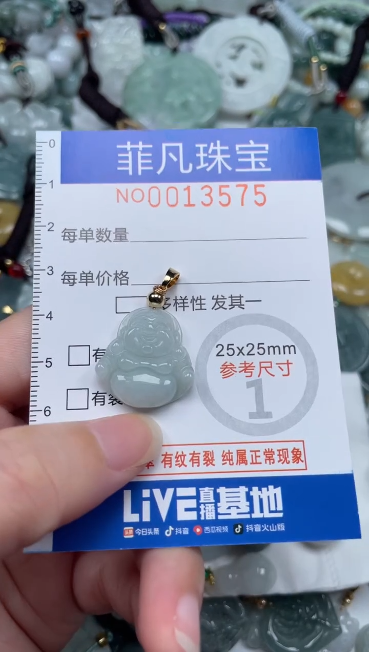 颈饰未镶嵌翡翠13575