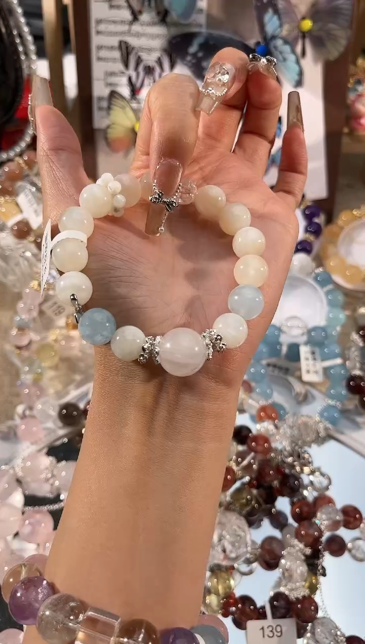 【闪购商品】水晶手链未镶嵌多样性发货颜色微差发其一