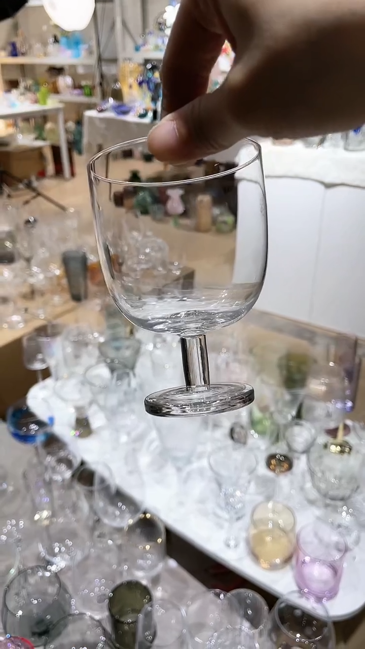 【闪购商品】水晶玻璃2只矮脚杯
