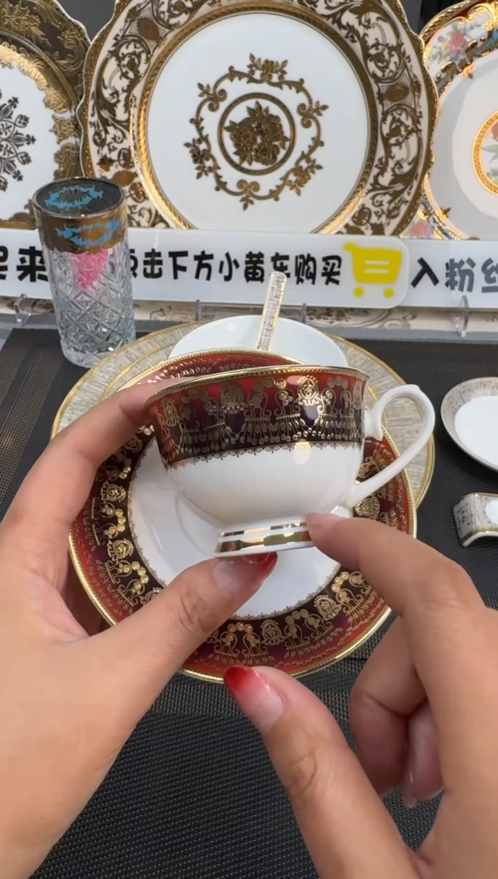 【闪购商品】瓷片90毫升两杯两碟福利款