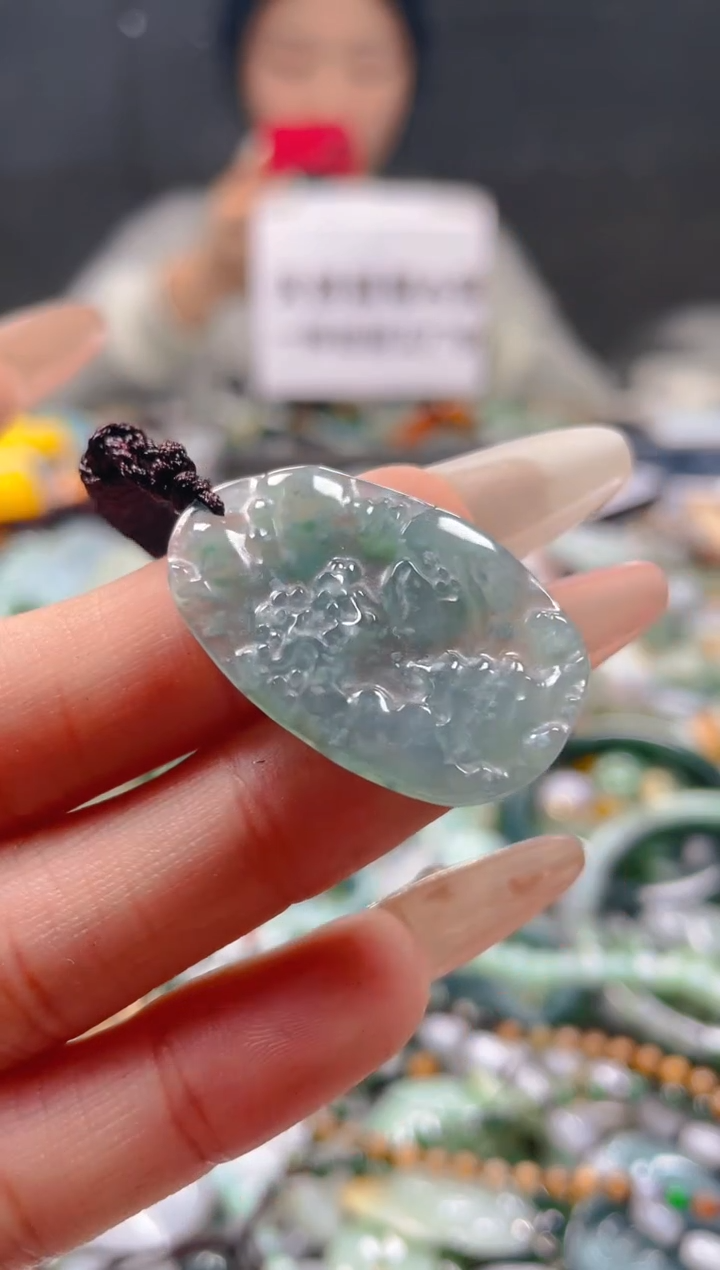 【闪购商品】翡翠颈饰未镶嵌/S/翡翠A货一图一物