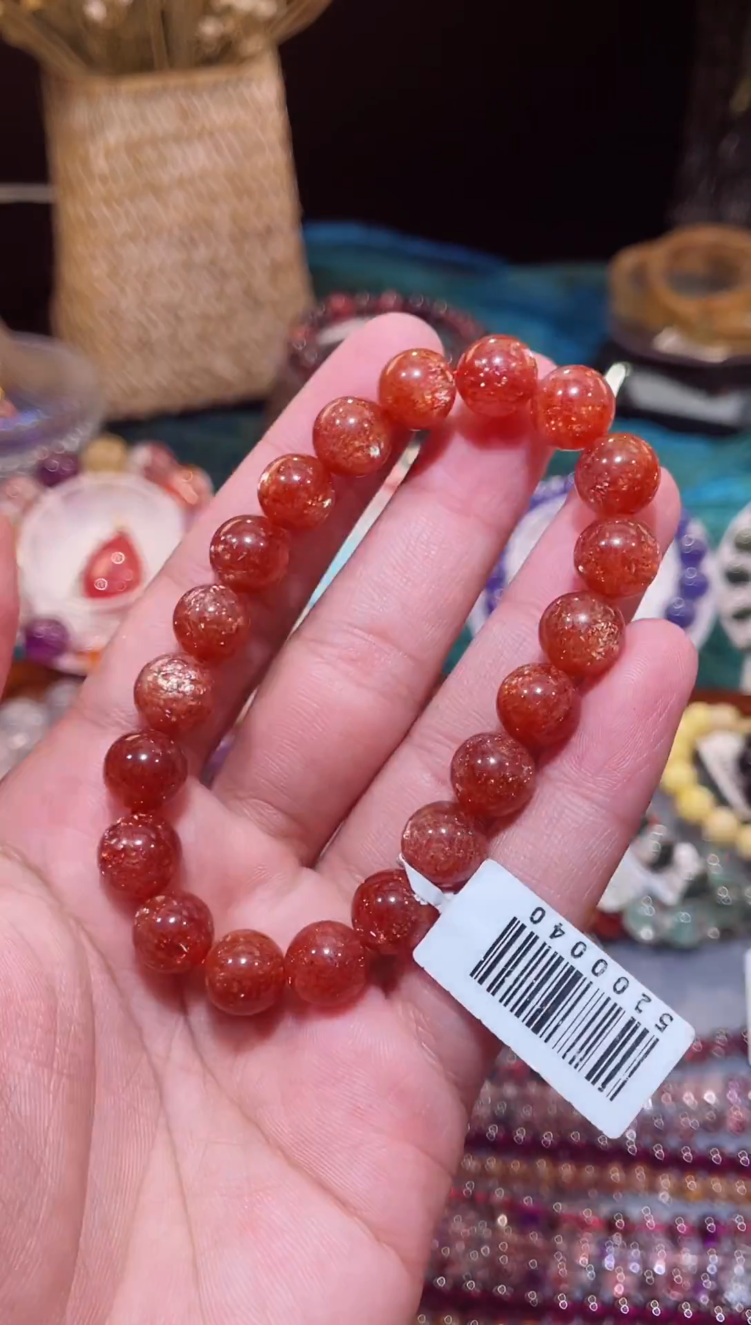 未镶嵌手串日光石金太阳单圈10m+