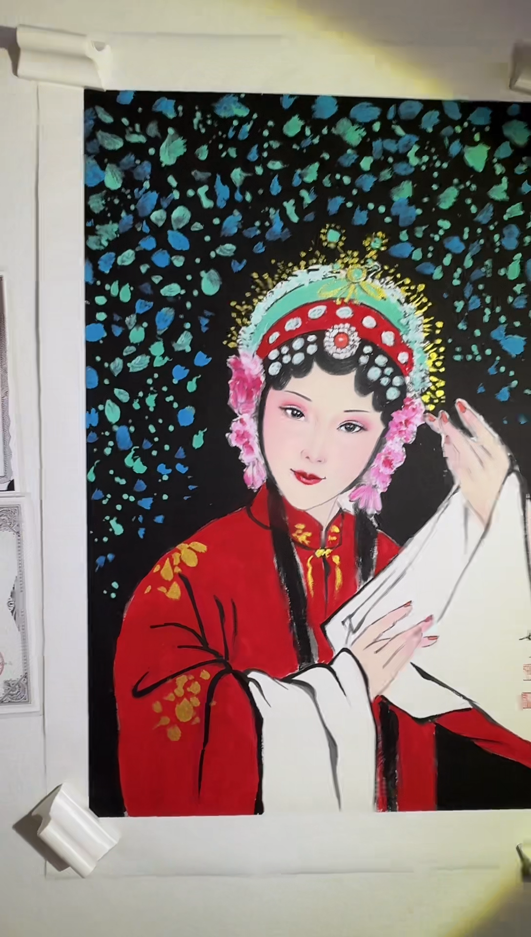 绘画A14/原版贵妃脸谱——————