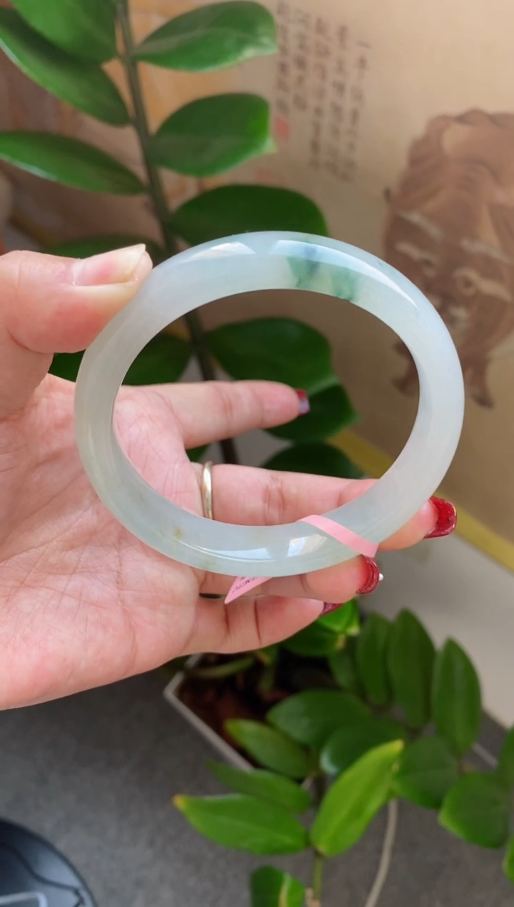 【闪购商品】翡翠手镯未镶嵌（必买）老坑冰透胶飘花19号