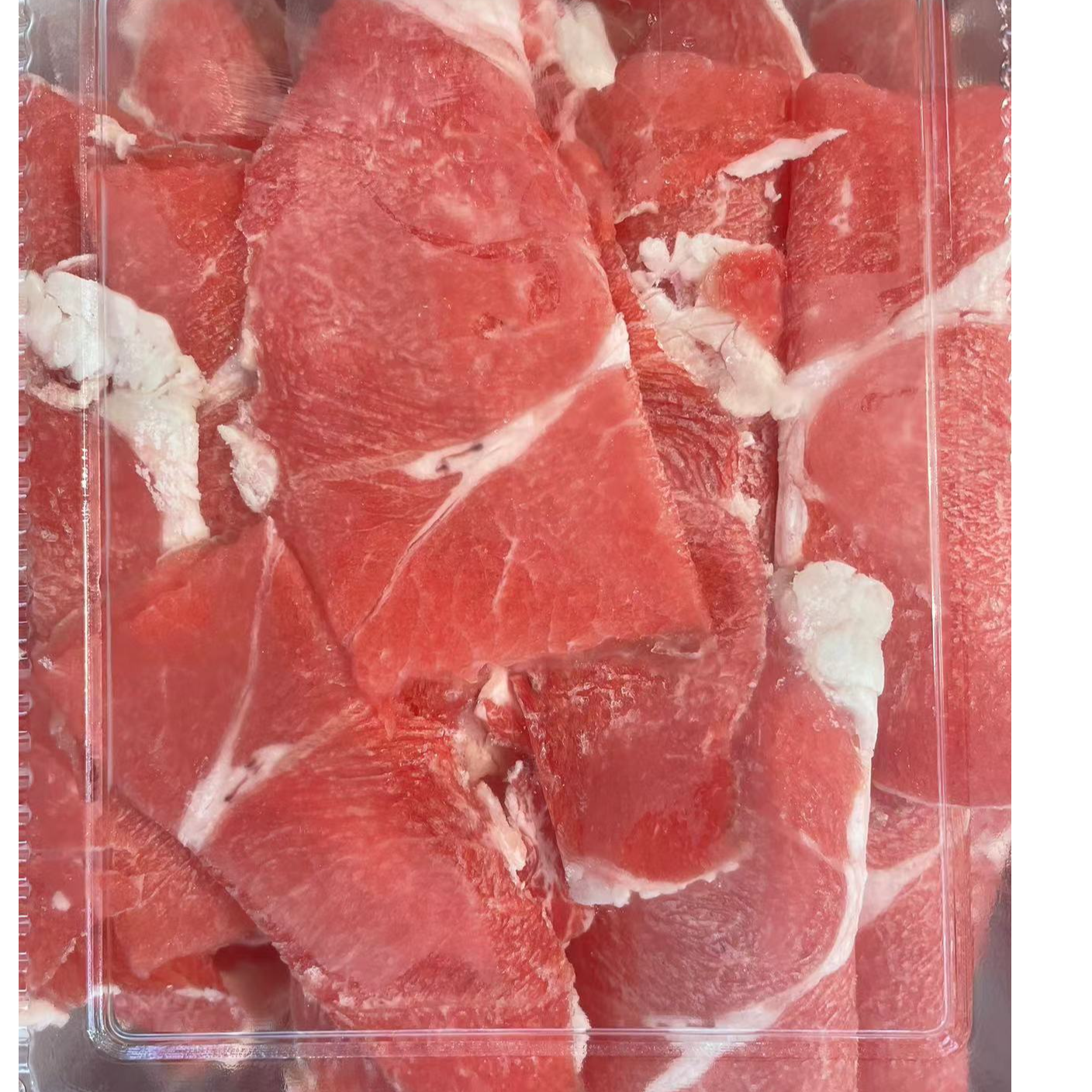 衡水曹黑猪原切牛肉片1500g（需要自取）