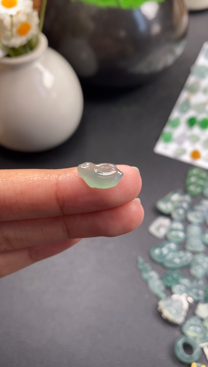 散珠翡翠冰种裸石
