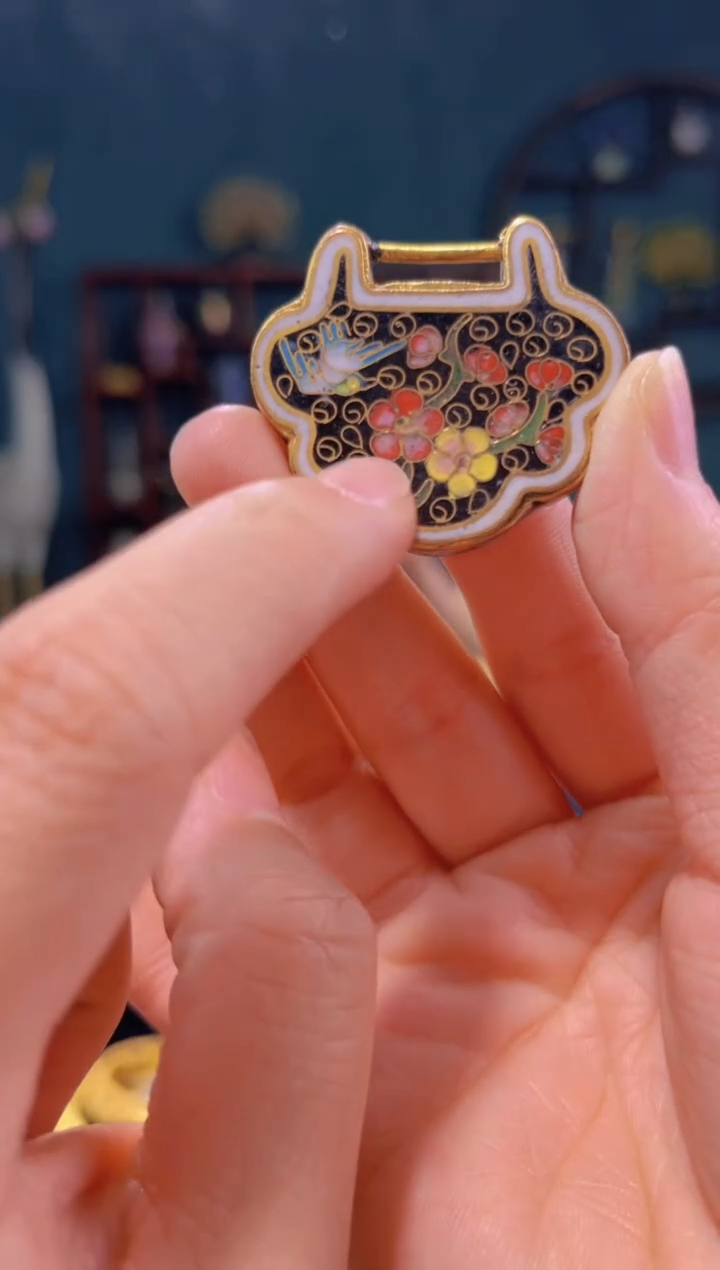 【闪购商品】非遗景泰蓝平安锁