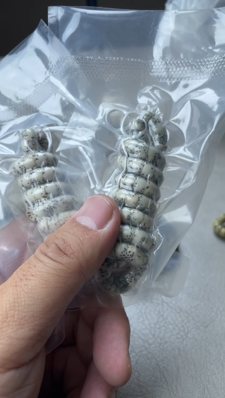 吊坠星月菩提石玉料厚切大肠卡7