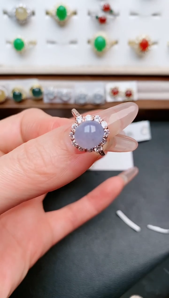 【闪购商品】翡翠戒指银S925镶嵌.....