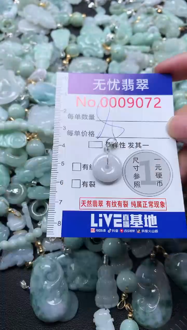 颈饰未镶嵌翡翠9072