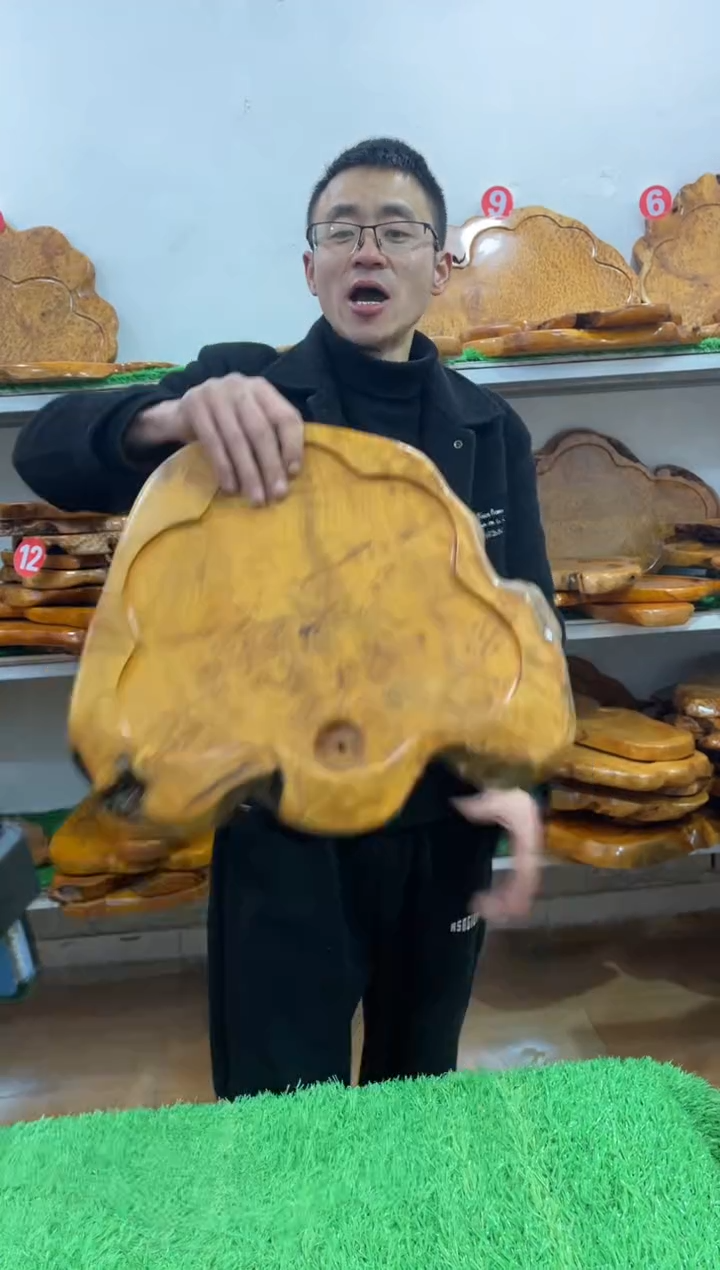 【闪购商品】四川香杉枯木榴茶盘