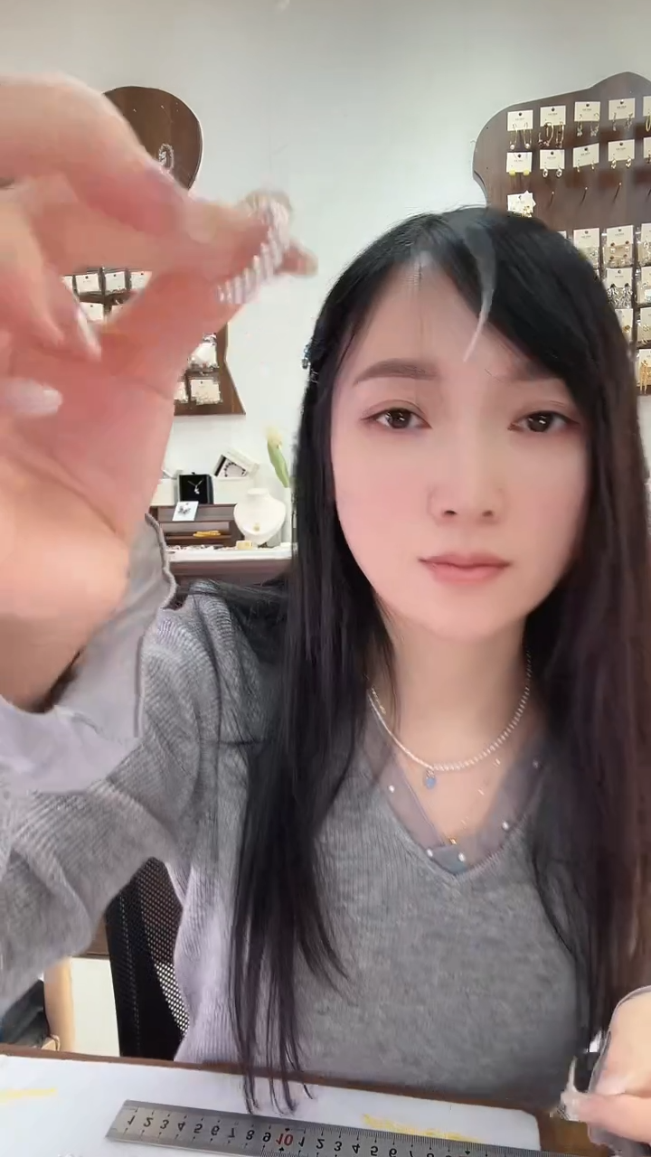 无925银手工现编纯银圆珠戒指