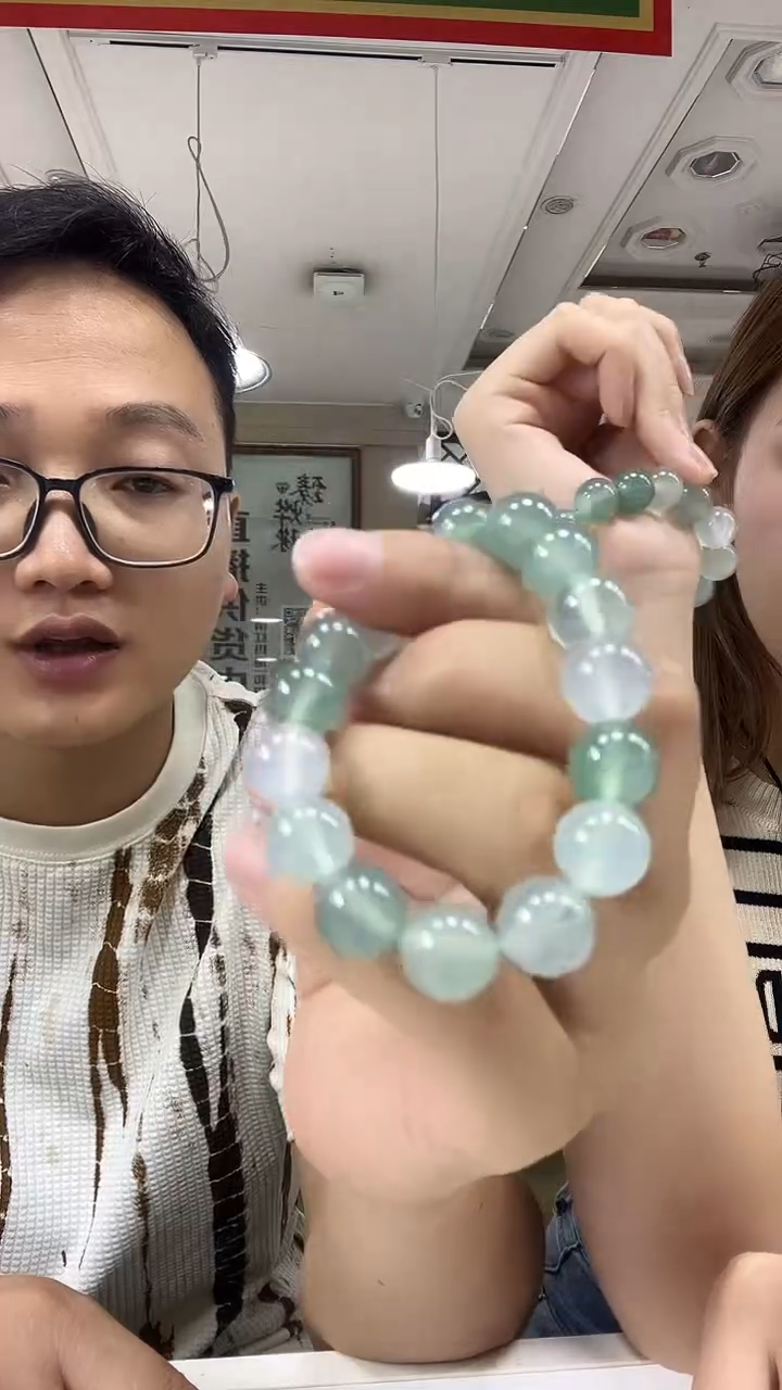 玛瑙/玉髓颈饰未镶嵌3781天然珠宝玉石晴绿手串多样性发一条