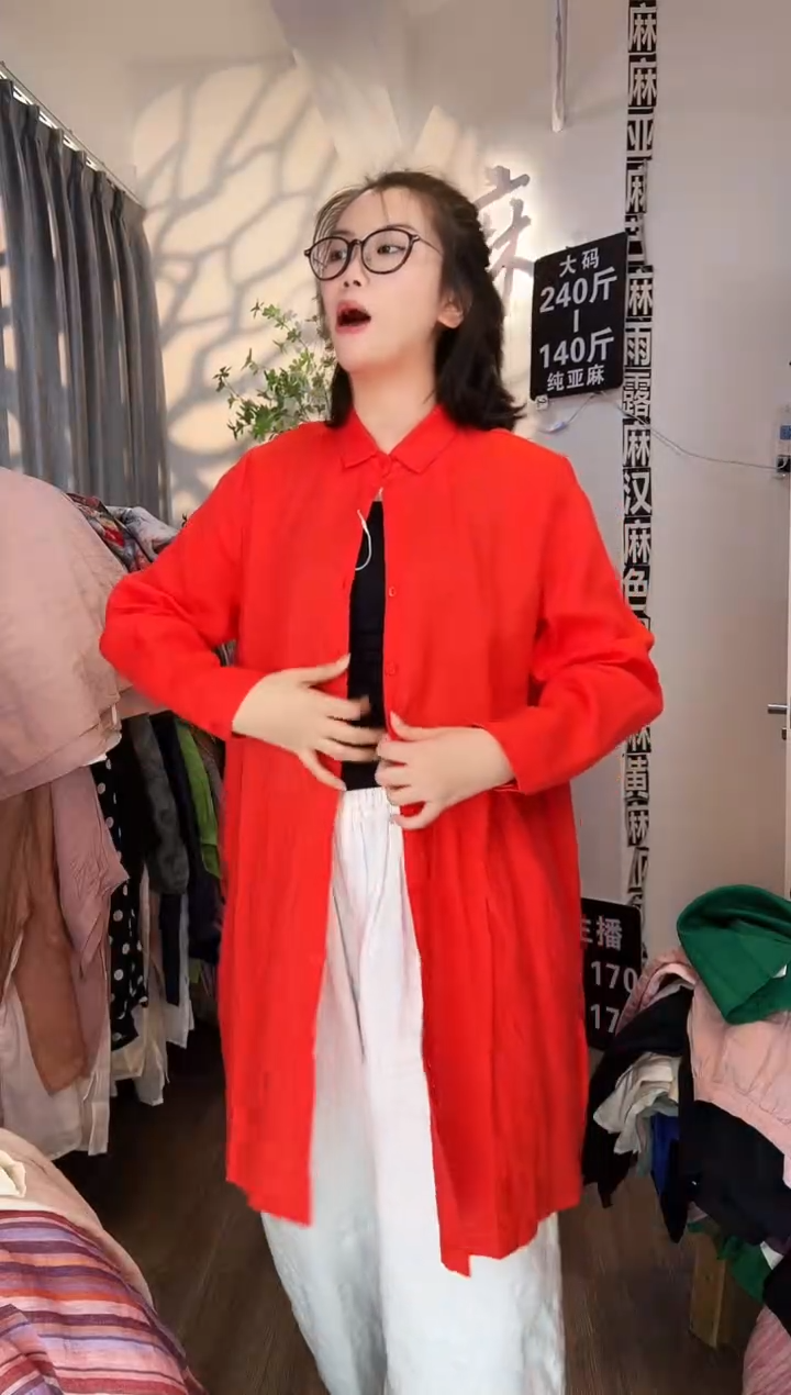 亚麻汉麻苎麻大码女装