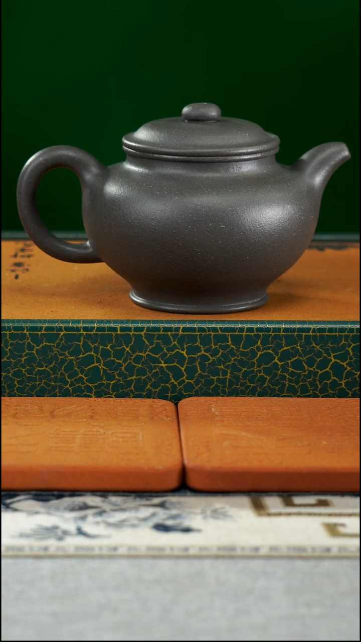 茶壶紫砂旅**～天青掇只260CC微瑕