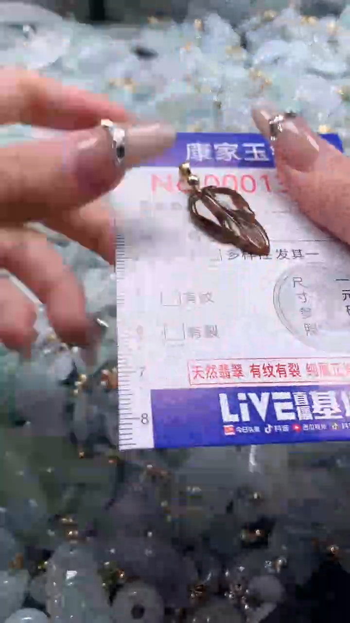 翡翠未镶嵌吊坠(不含链)1300