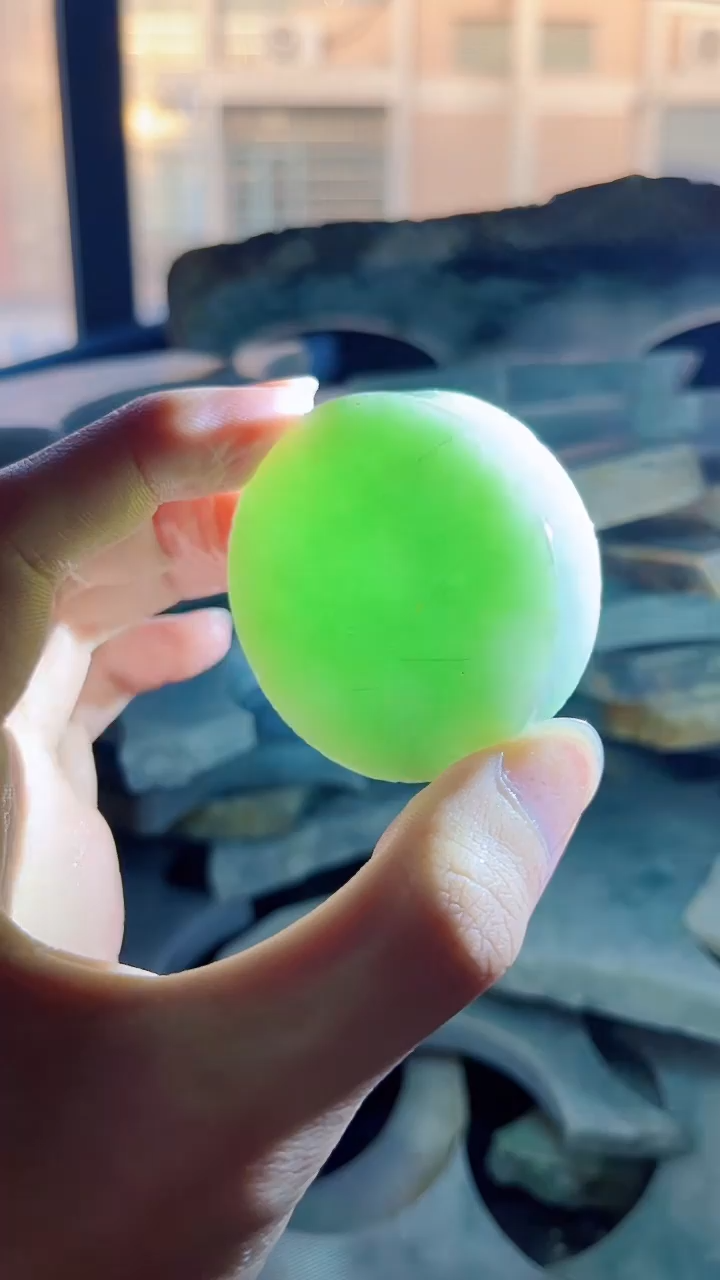 裸石翡翠溆****面缅甸翡翠A货1540