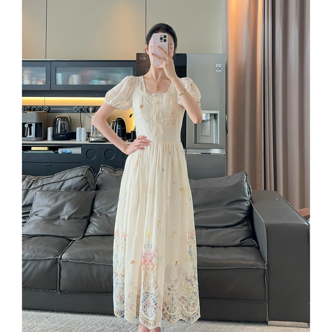 【繁花-独家系列】重工设计感仙女连衣裙