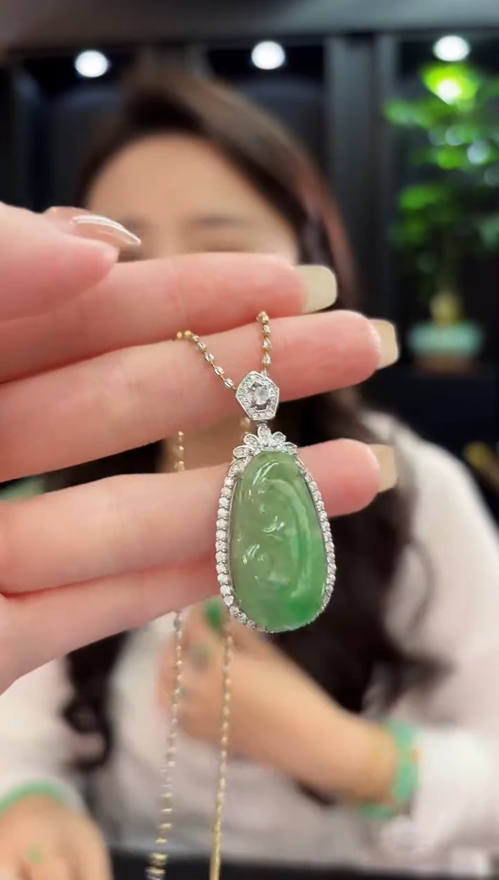 吊坠(不含链)未镶嵌翡翠 缅料A货/支持复检/一件