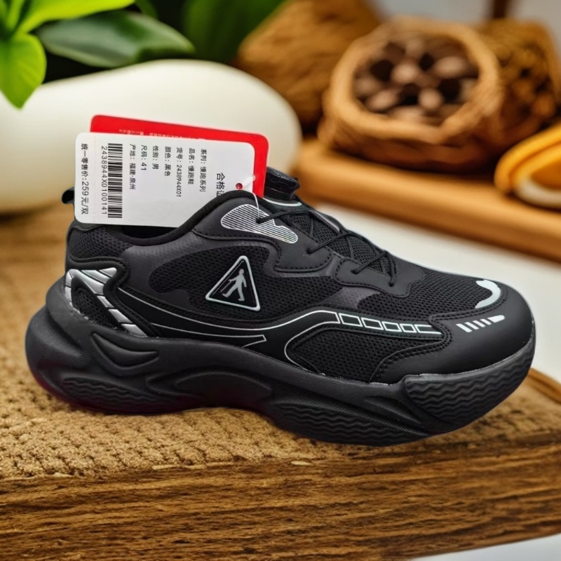 中老年春秋厚款旋转扣舒适轻便透气软底防滑一脚蹬健步鞋散步鞋