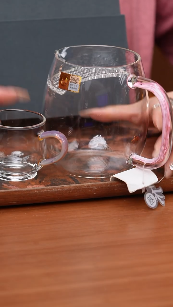 【闪购商品】澄然煮茶器粉玉+水月杯粉玉