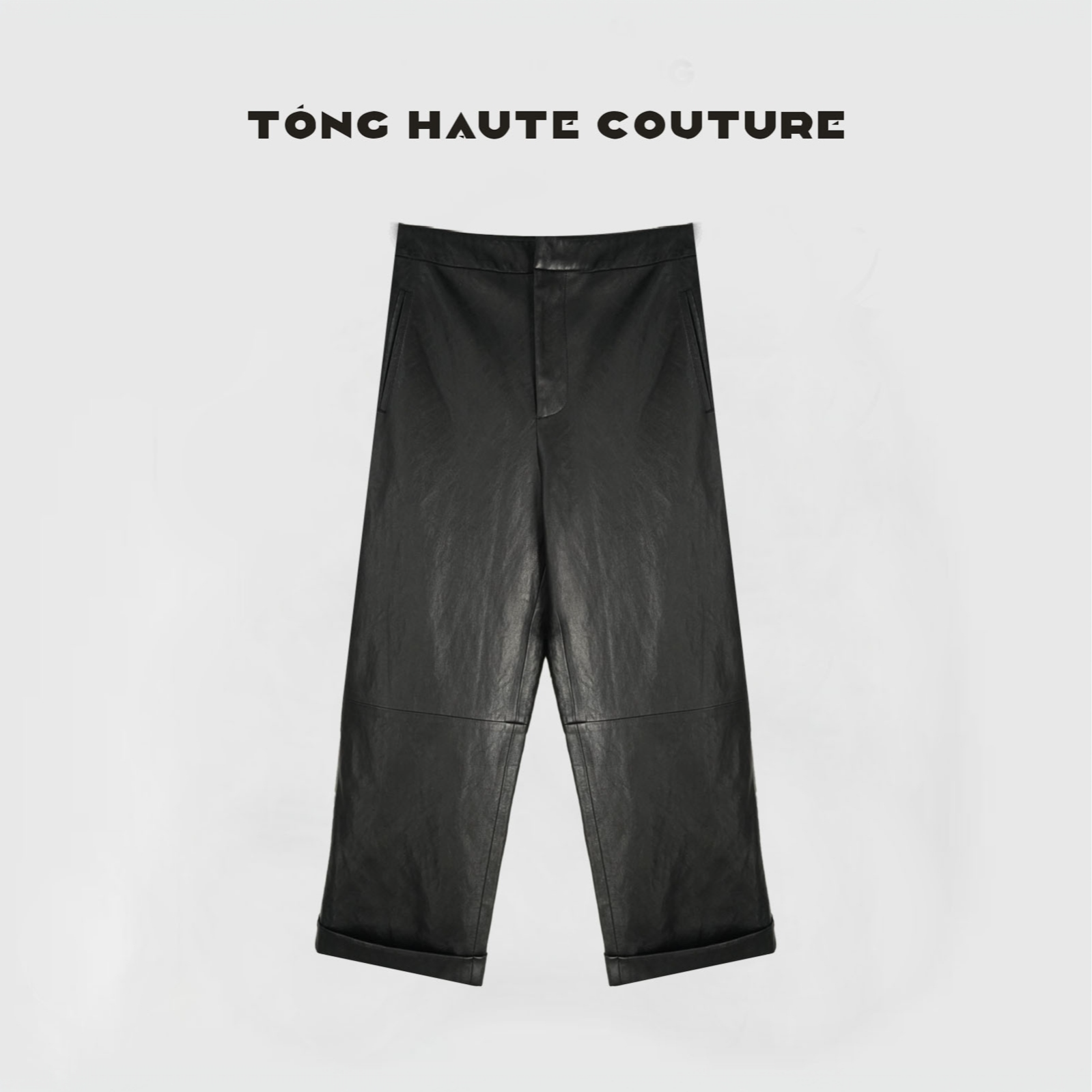 【经典】25年定制面料轻奢高级感百搭时尚皮裤 YK085