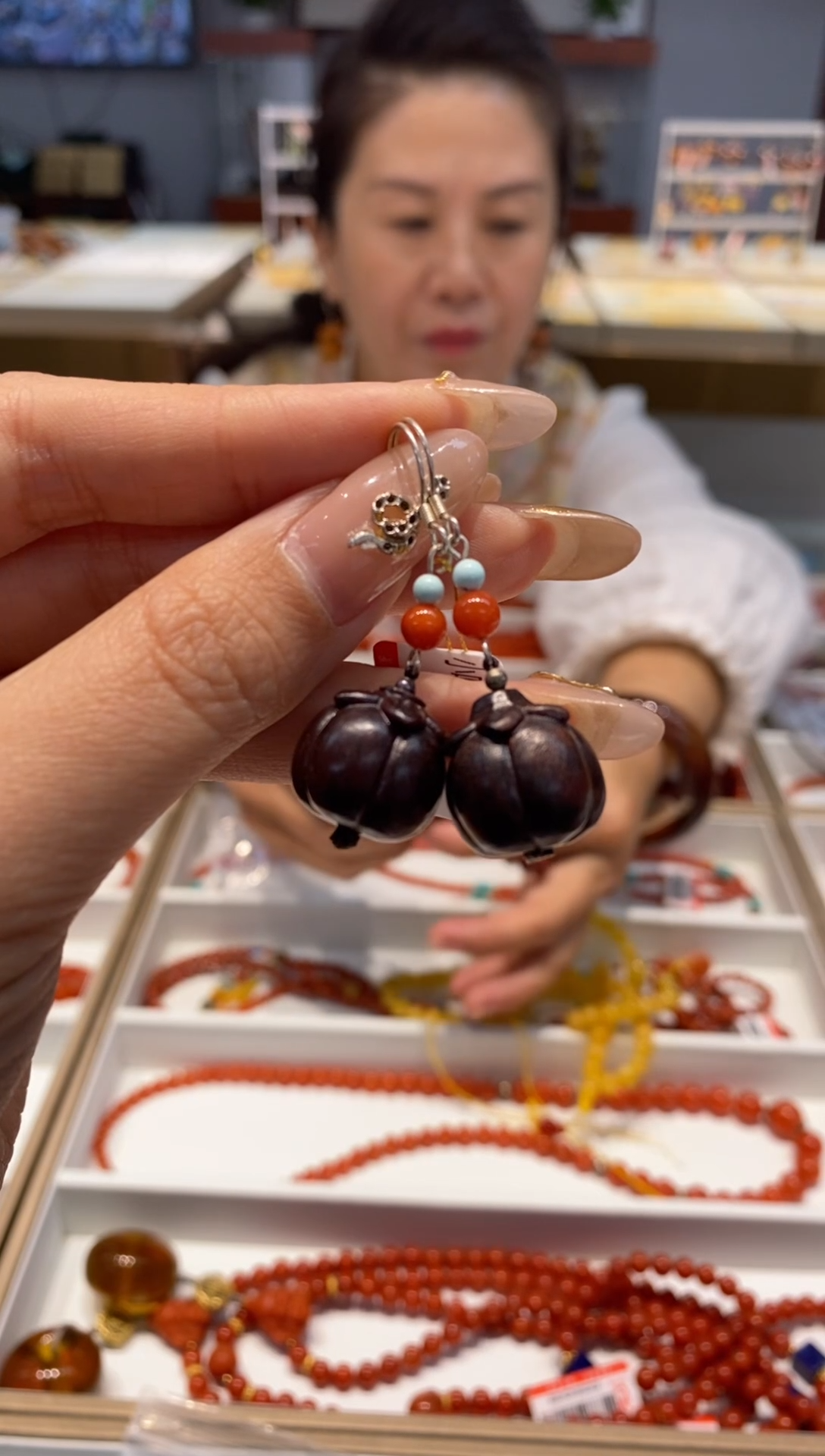【闪购商品】小叶紫檀其他耳饰
