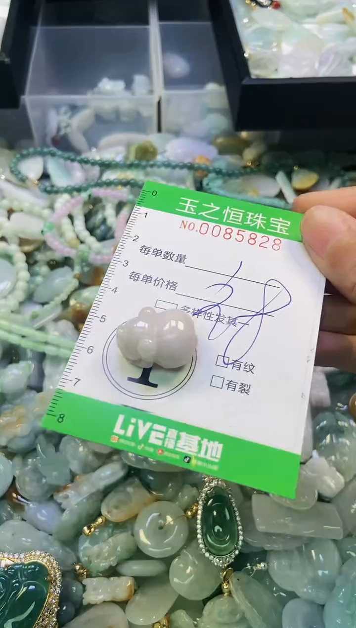 翡翠未镶嵌颈饰闪购0085828