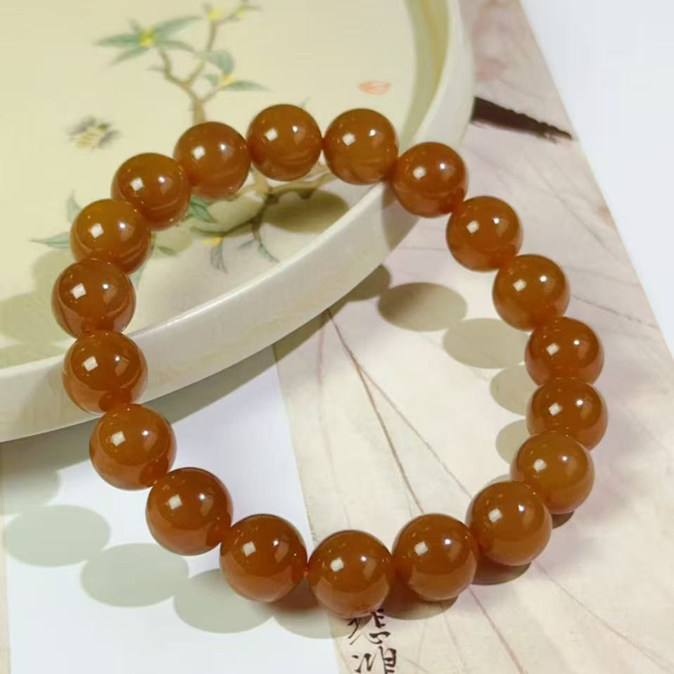 和田玉糖手串经典百搭