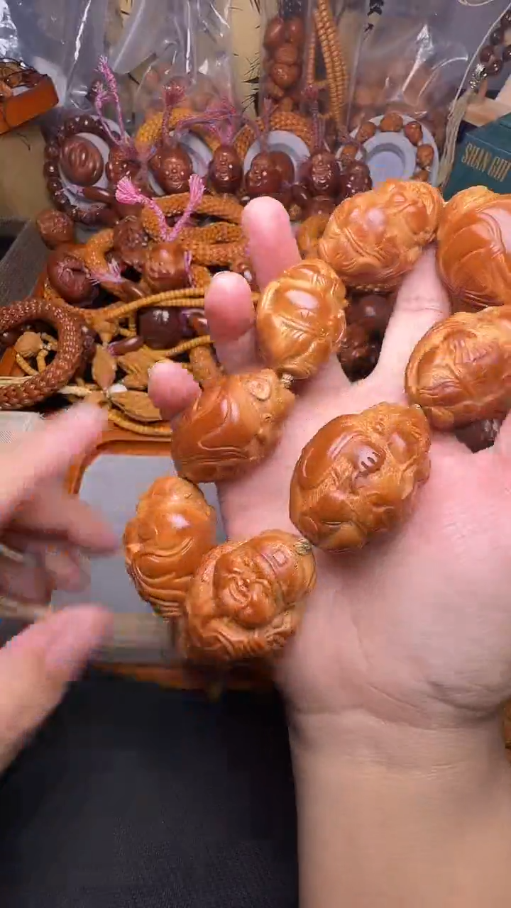 手串橄榄核财神一串