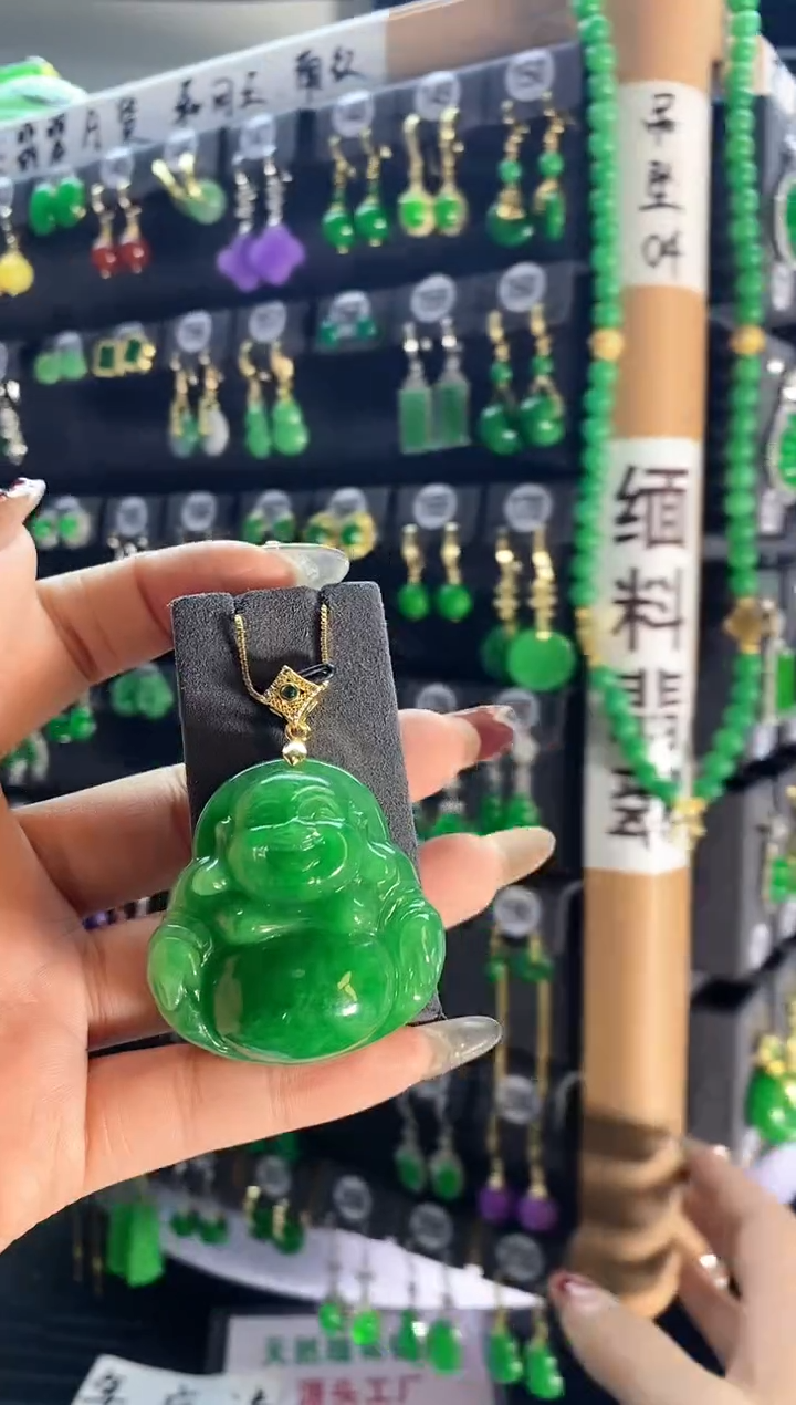 【闪购商品】翡翠颈饰银S925镶嵌221..