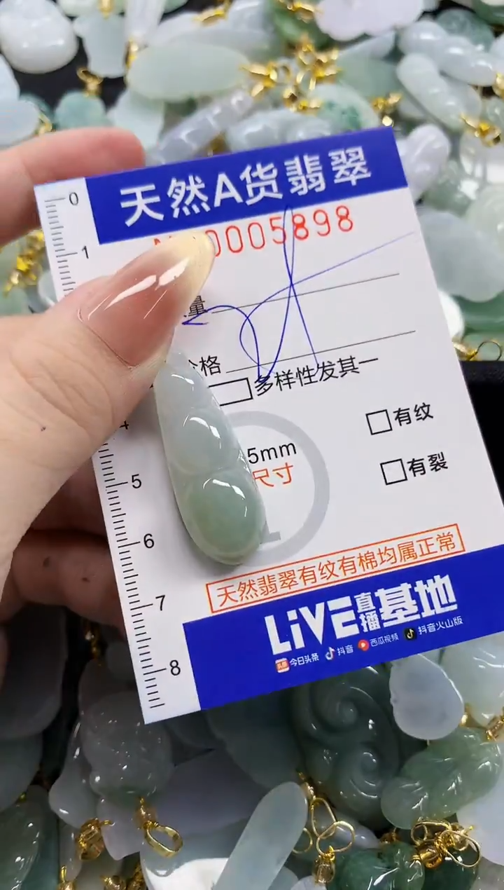 颈饰未镶嵌翡翠天然A货翡翠