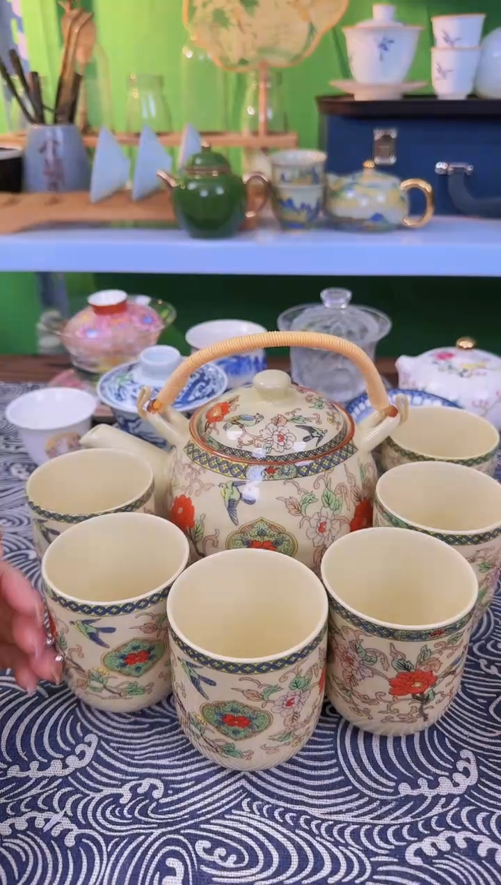 【闪购商品】洛丰奇茶具坊（7杯家庭版加提梁壶）