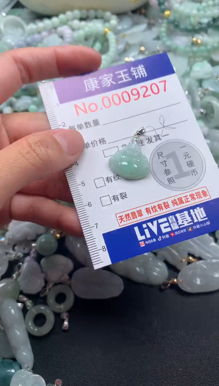 颈饰未镶嵌翡翠9207