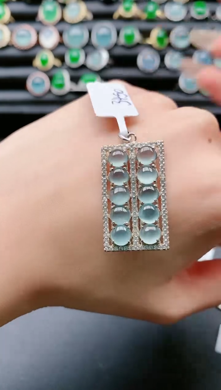 【闪购商品】翡翠戒指银S925镶嵌111111111