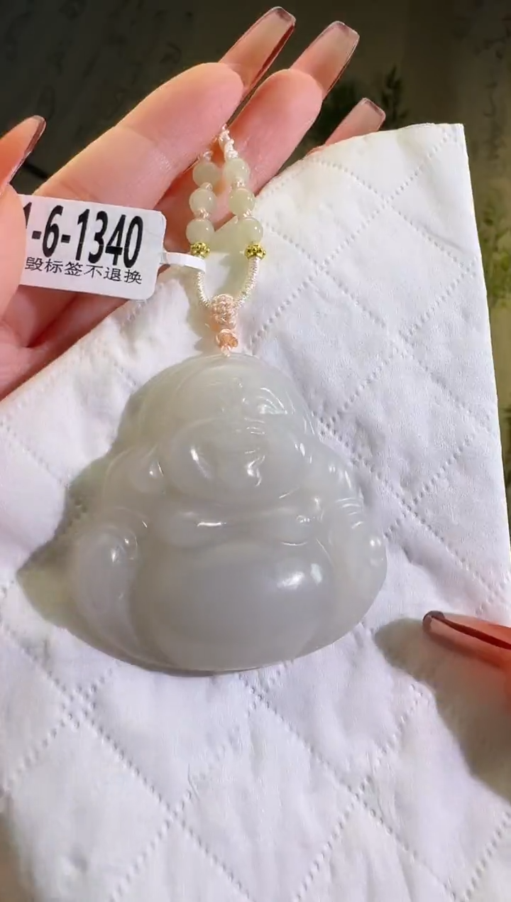 【闪购商品】和田玉颈饰未镶嵌1-6-1340佛公