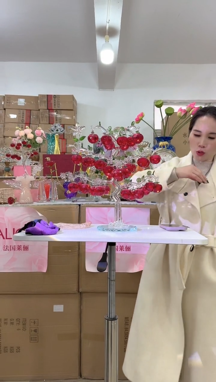 【闪购商品】无铅玻璃36美全花器-z-早