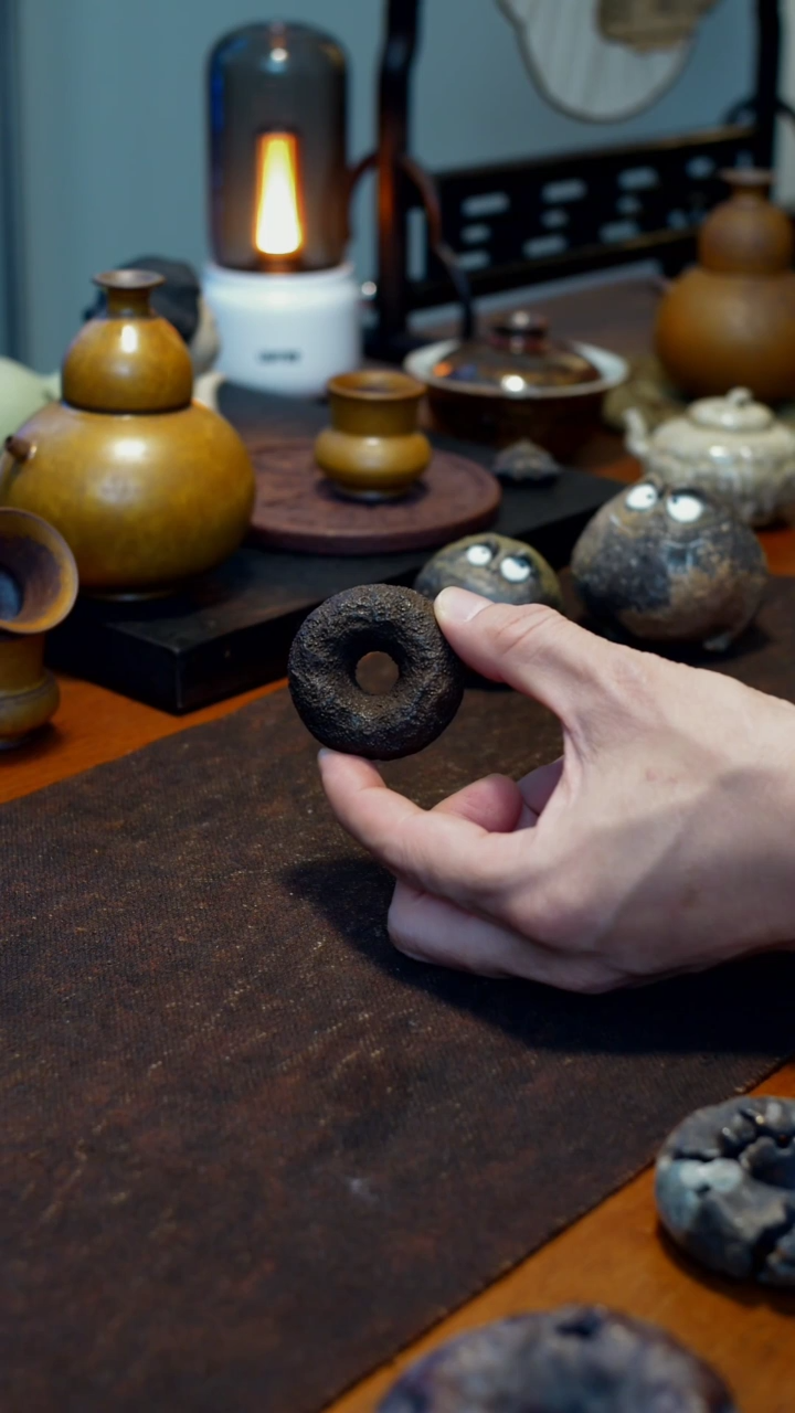 【闪购商品】柴烧盖置甜甜圈陶泥