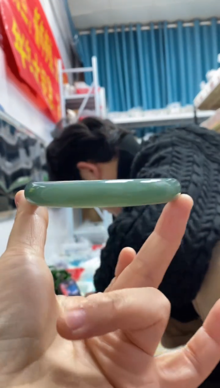 【闪购商品】和田玉颈饰未镶嵌A13且末蓝正圈62