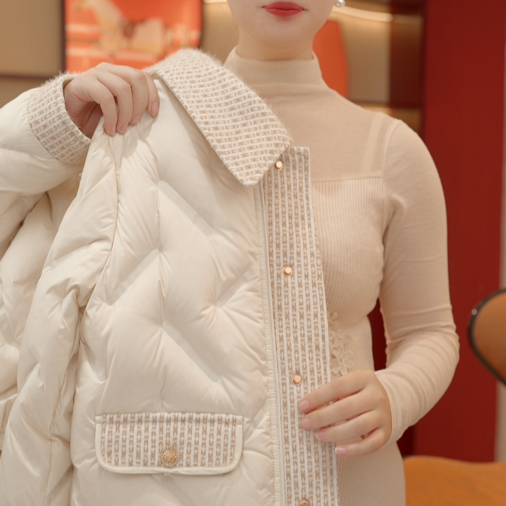 YY-2025冬季新款小香风羽绒服