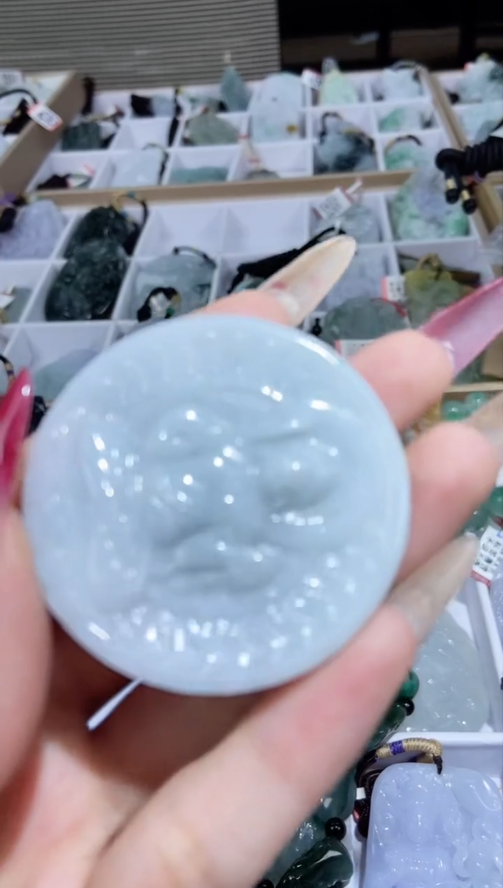 【闪购商品】翡翠颈饰未镶嵌天然缅甸翡翠A货未镶嵌