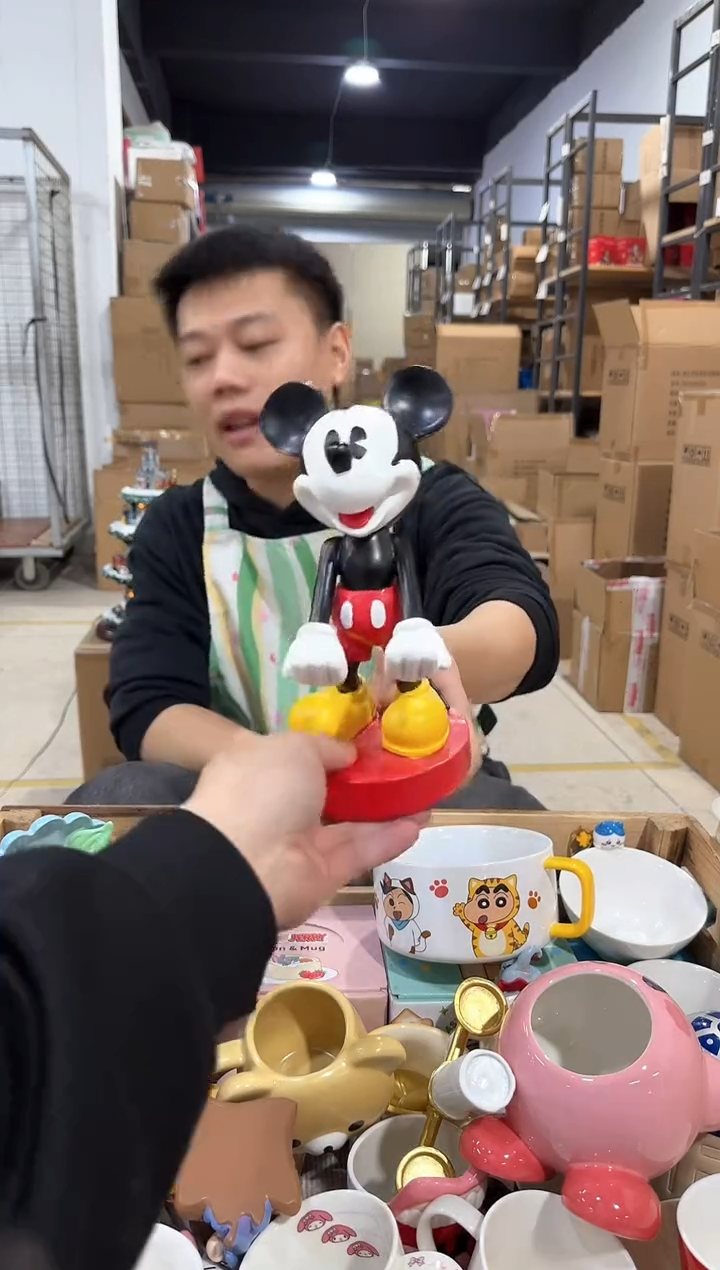 瓷片原盒米奇手机支架