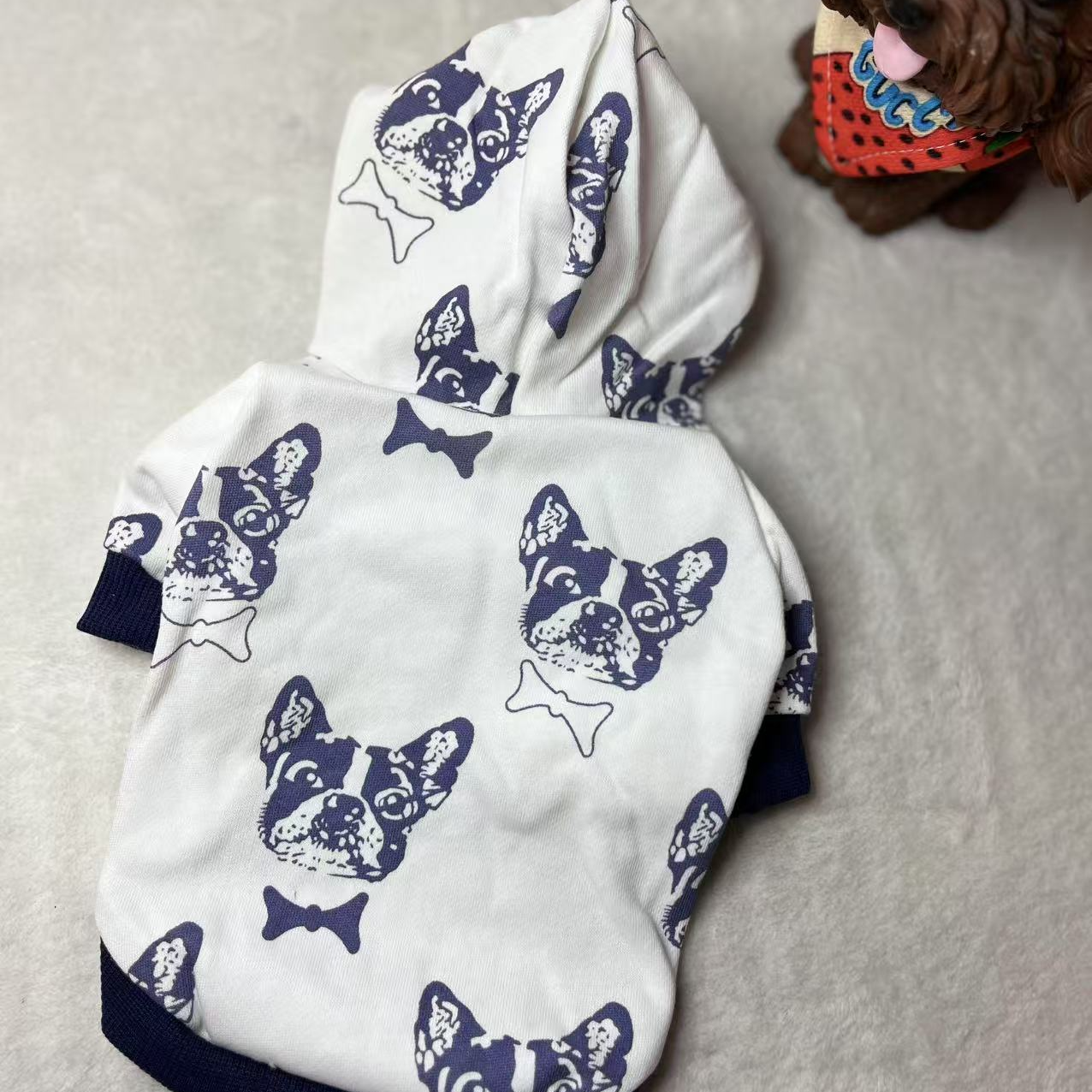 清仓毛圈棉卫衣猫狗通用宠物连帽款潮流新款