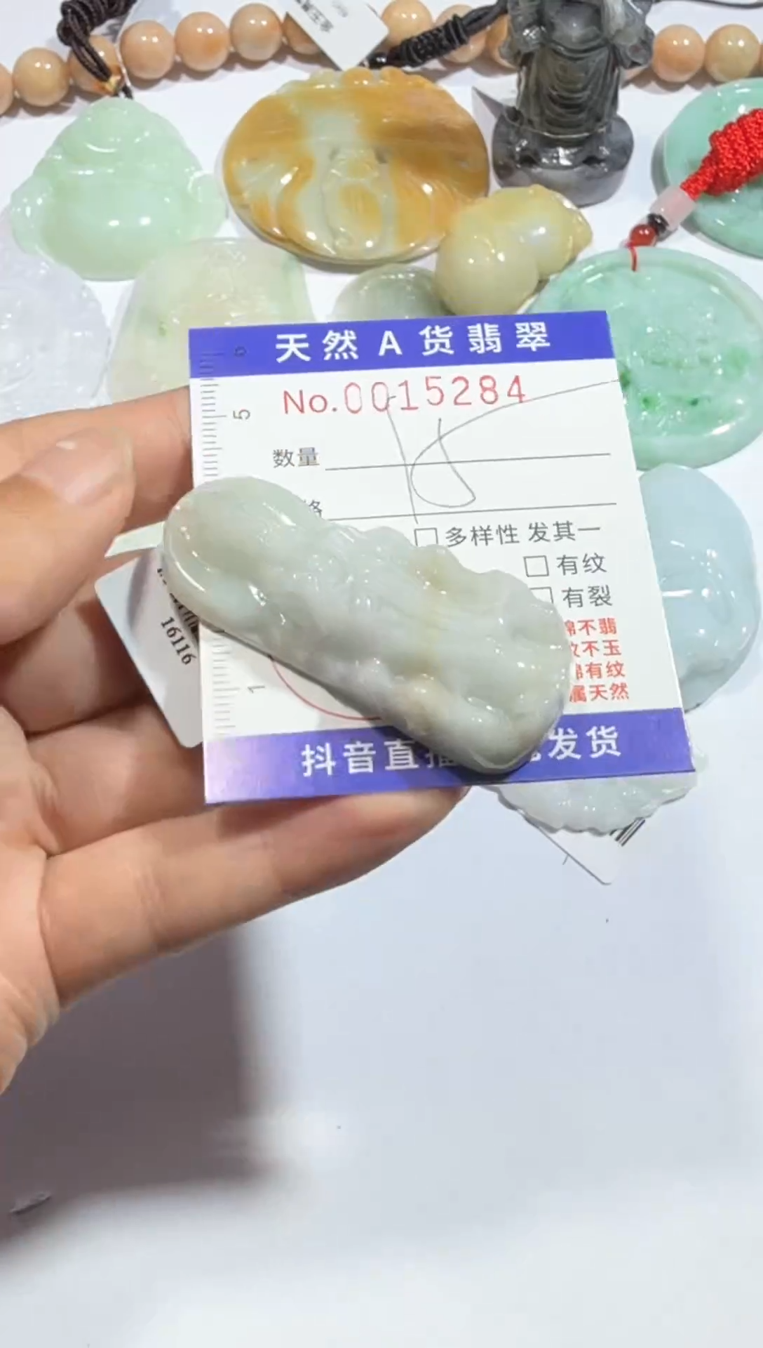 【闪购商品】翡翠颈饰未镶嵌00015284