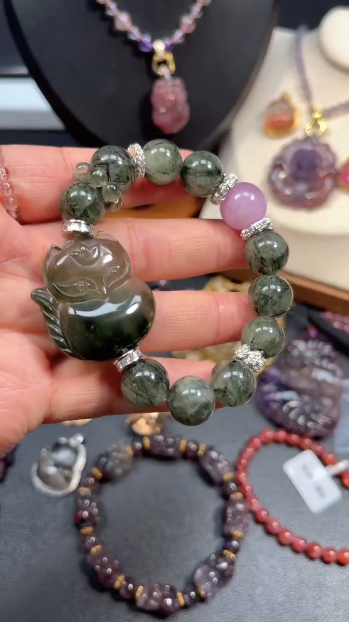 【闪购商品】水晶颈饰未镶嵌【百晶灵儿】天然定制款