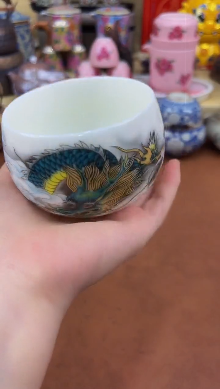 陶瓷茶具摆件旅行套组