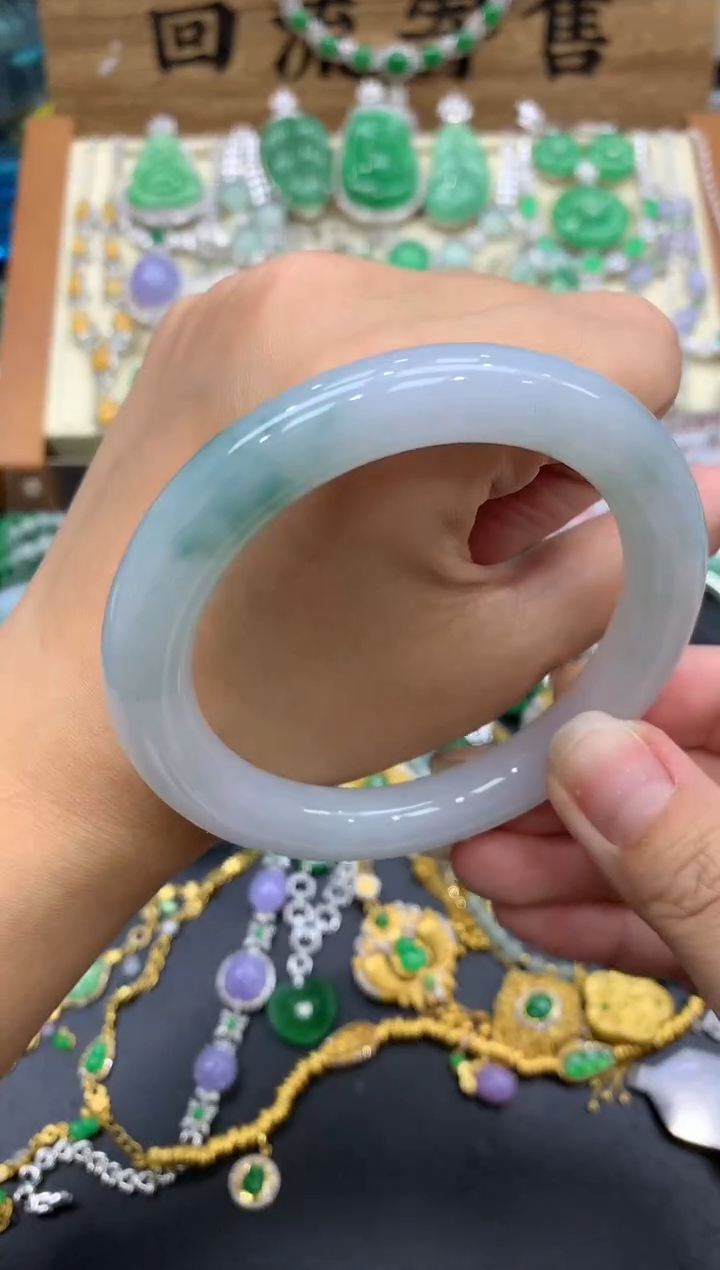 【闪购商品】翡翠手镯未镶嵌434-中国好珍宝