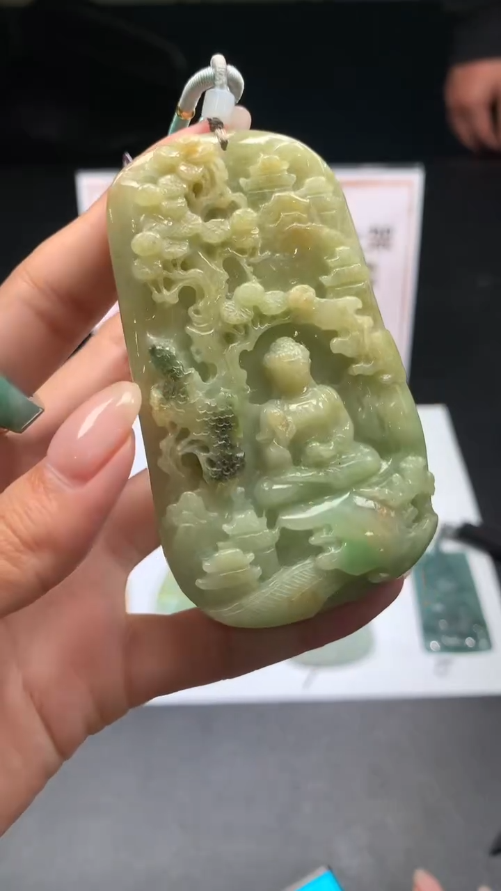 【闪购商品】定制翡翠未镶嵌不退不换CMH1件-A